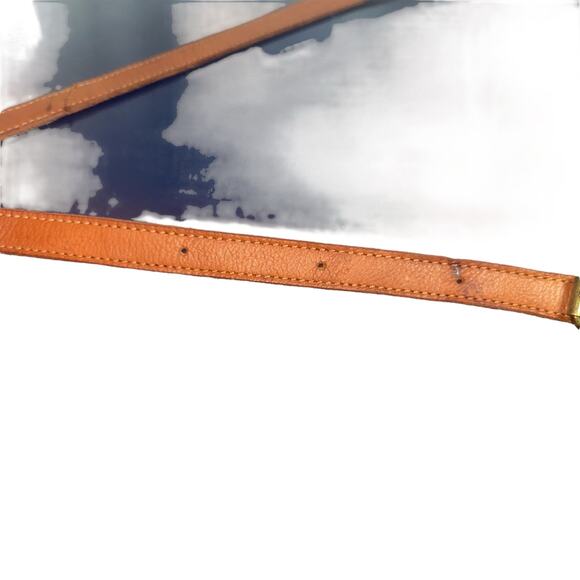 Brown Leather Crossbody Bag – Made in India – Boho Artisan with Beautiful Patina - Picture 7 of 9